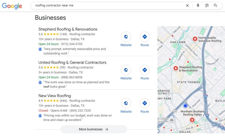Roofing Leads Dallas through SEO