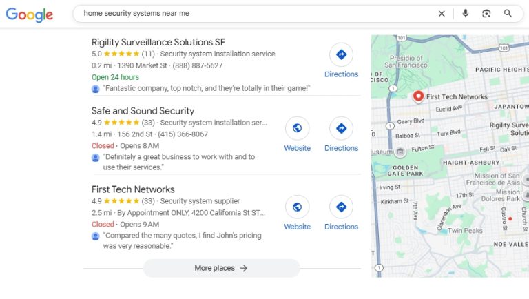 home security lead generation service