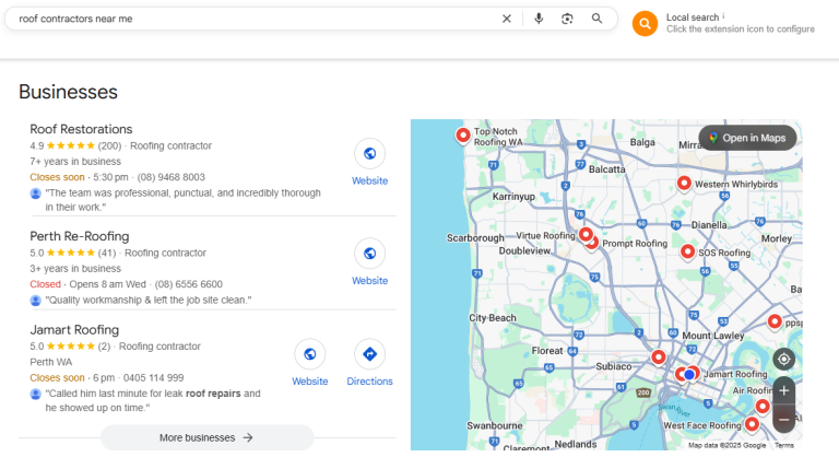 roof contractor leads in perth
