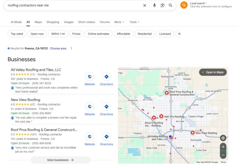 roofing contractor leads fresno