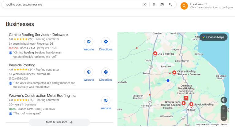 roofing contractor leads in delaware