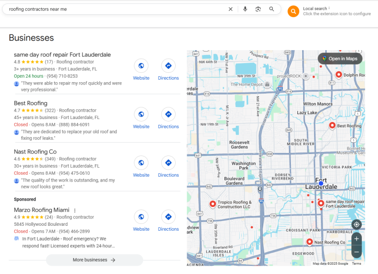 roofing contractor leads in fort lauderdale