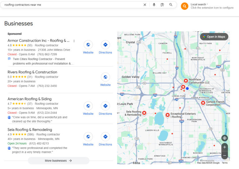 roofing contractor leads minneapolis