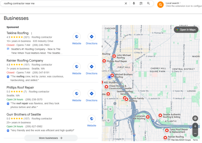 seattle roofing contractor lead