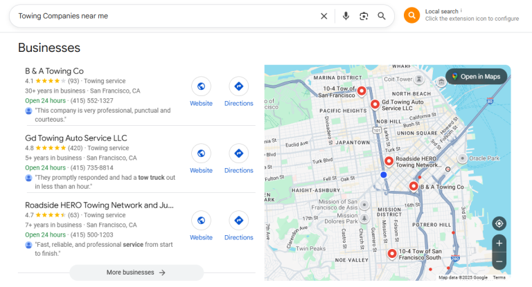towing lead companies