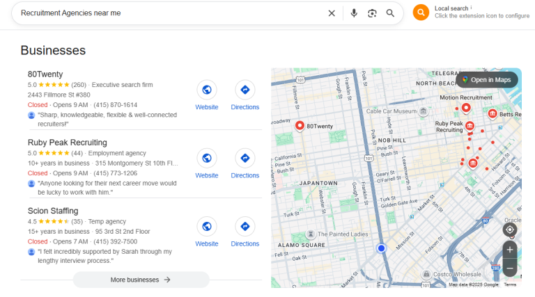 Recruitment lead Agencies