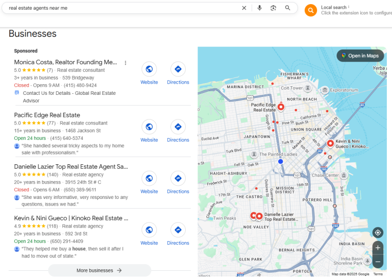 real estate agents near me