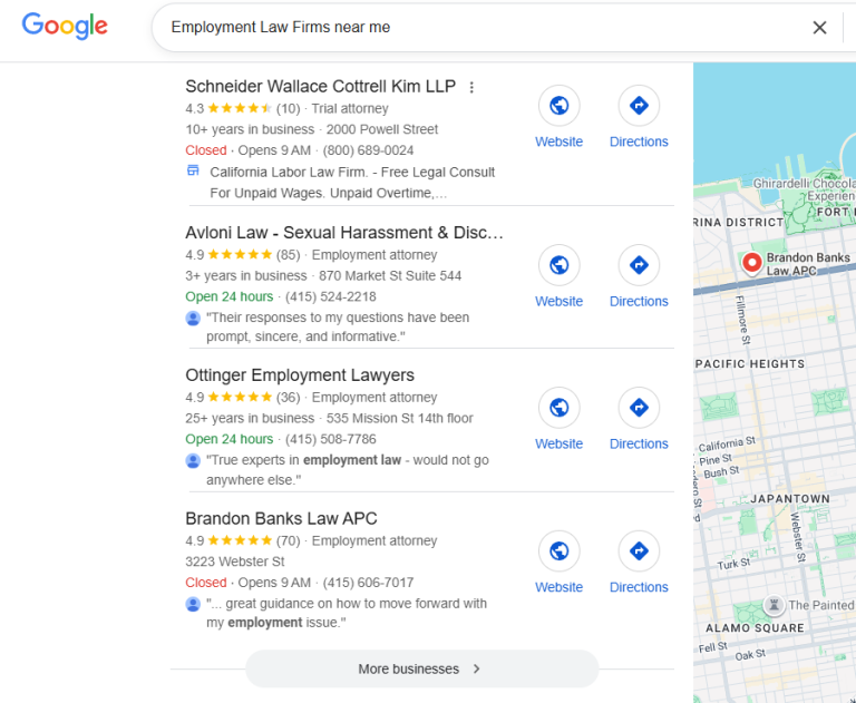 Employment Law Firms