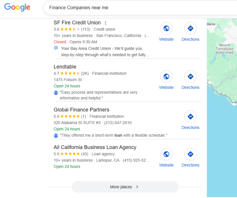 Finance Companies LEADS