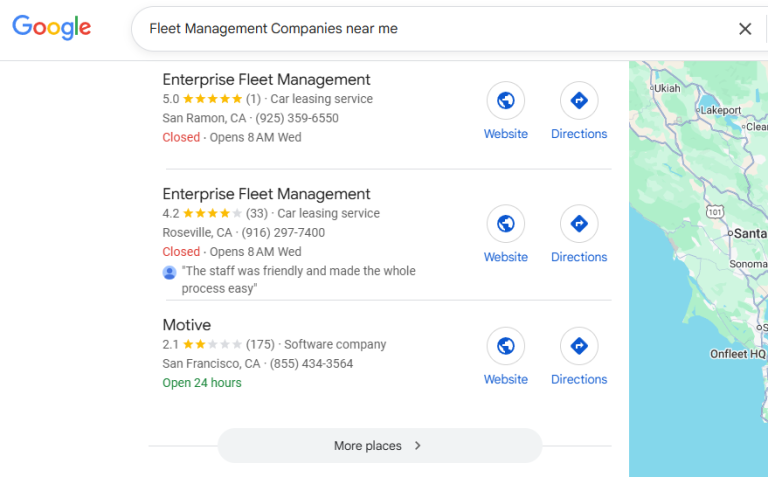 Fleet Management lead Companies