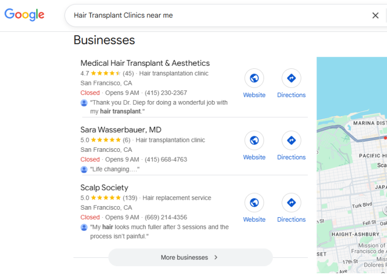 Hair Transplant Clinics