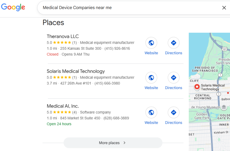 Medical Device Companies