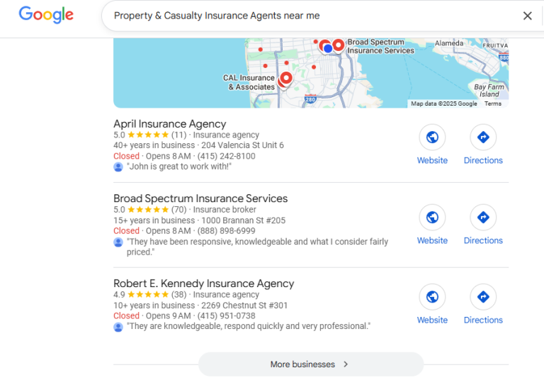 Property Casualty Insurance Agents