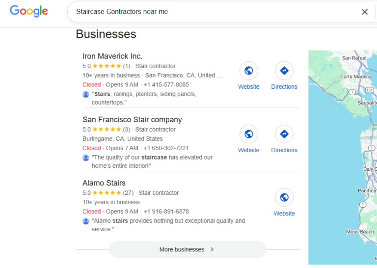 Staircase lead Contractors