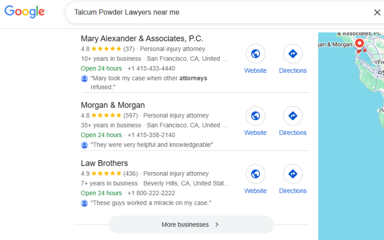 Talcum Powder Lawyers