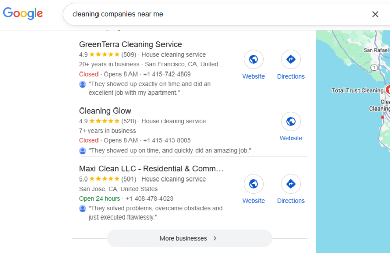 cleaning lead companies