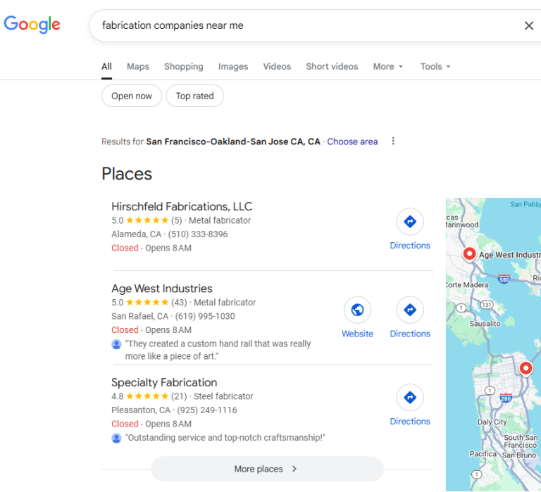 fabrication lead companies