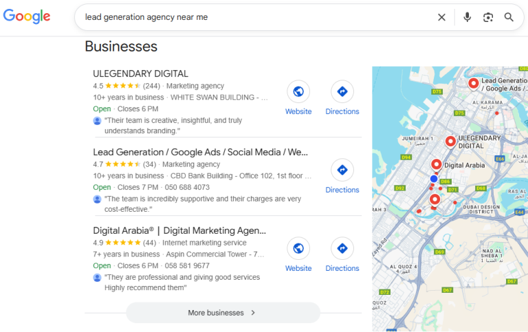 lead generation agencies dubai