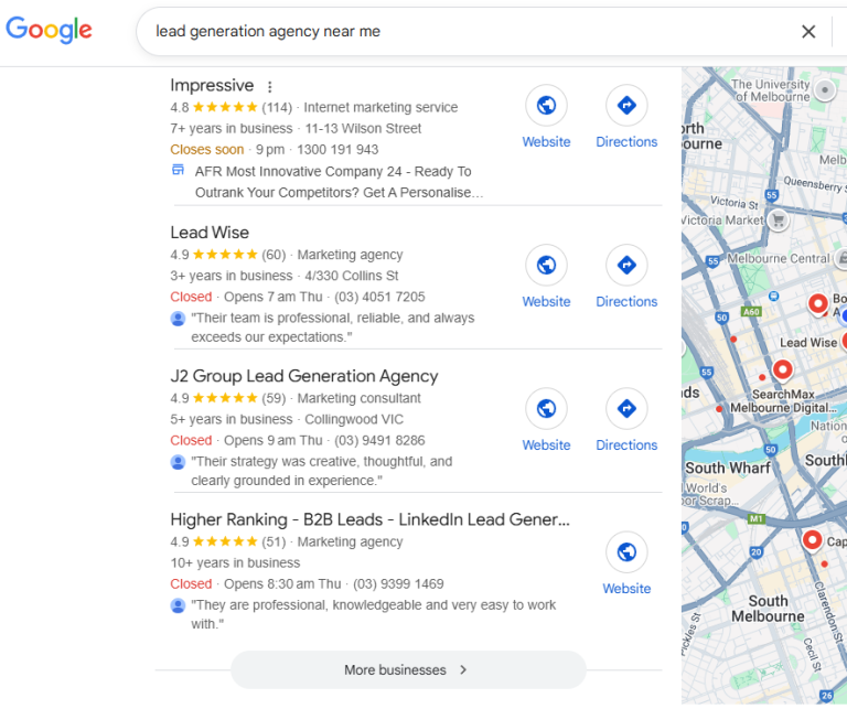 lead generation agencies melbourne